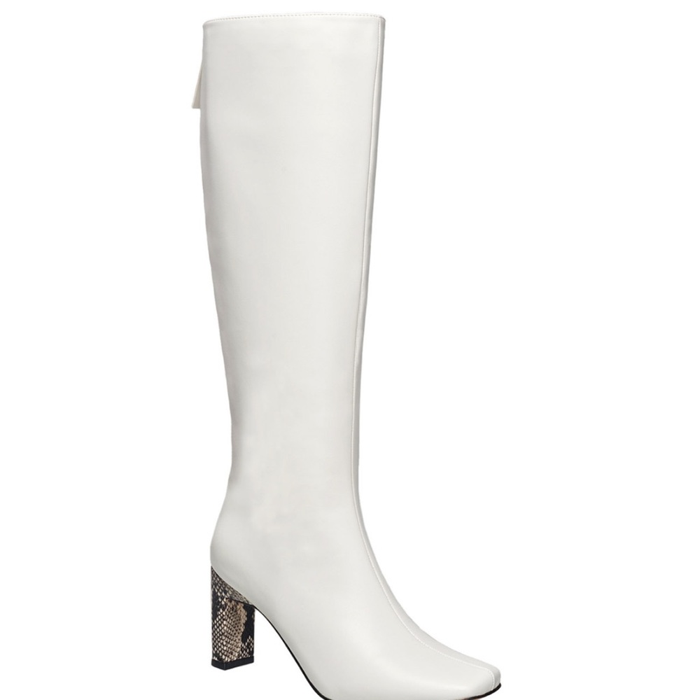 White never worn French Connection boots